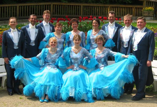 Die Tanzformation des TV 1862 Helmbrechts